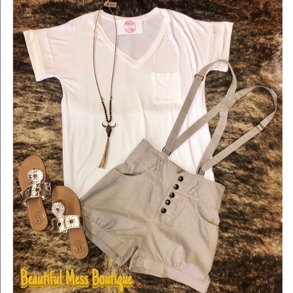 NWT Suspend This Shorties - Khaki - Picture 2 of 6